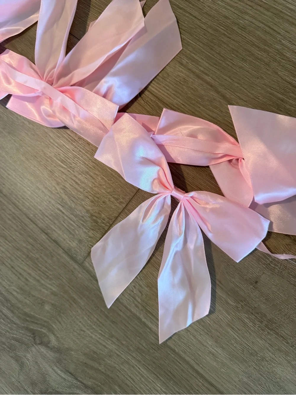 NWT Brother Sister Design Studio Pink Ribbon Bow Garland - Brand New